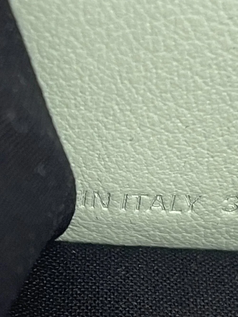 Balenciaga Papier Mini Wallet in Mint Green Calfskin Leather - Preowned